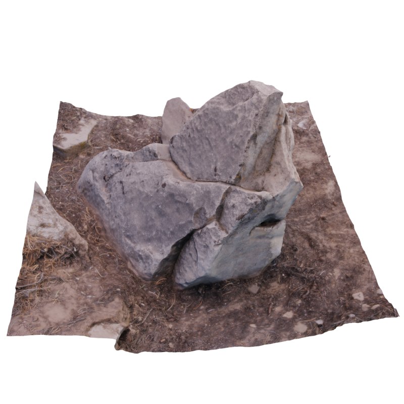 Rock scan 3D model TurboSquid 1394830