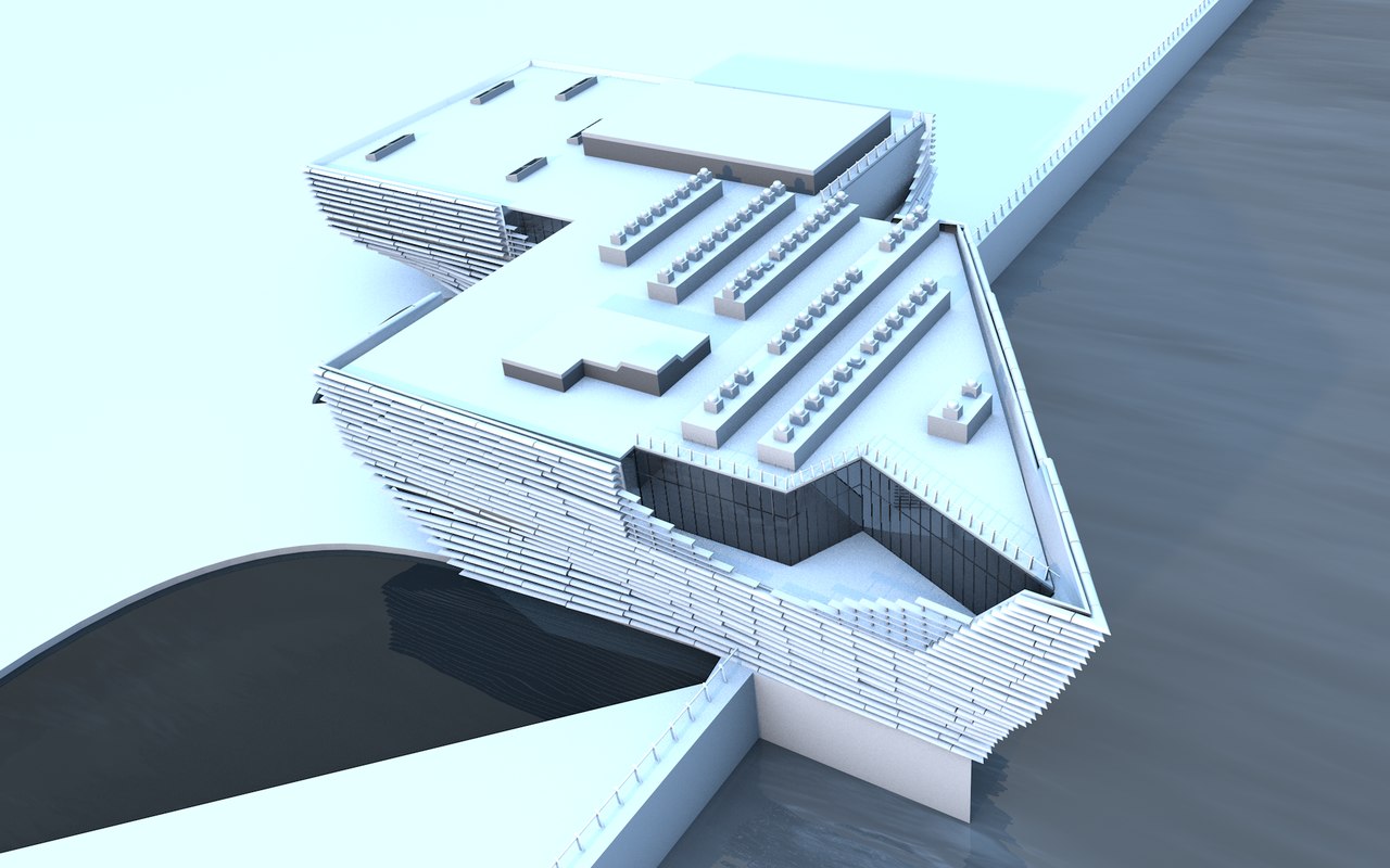 V museum dundee 3D model TurboSquid 1390282