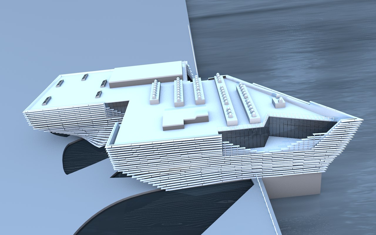 V museum dundee 3D model TurboSquid 1390282