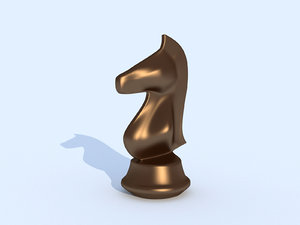 3D bronze horse model