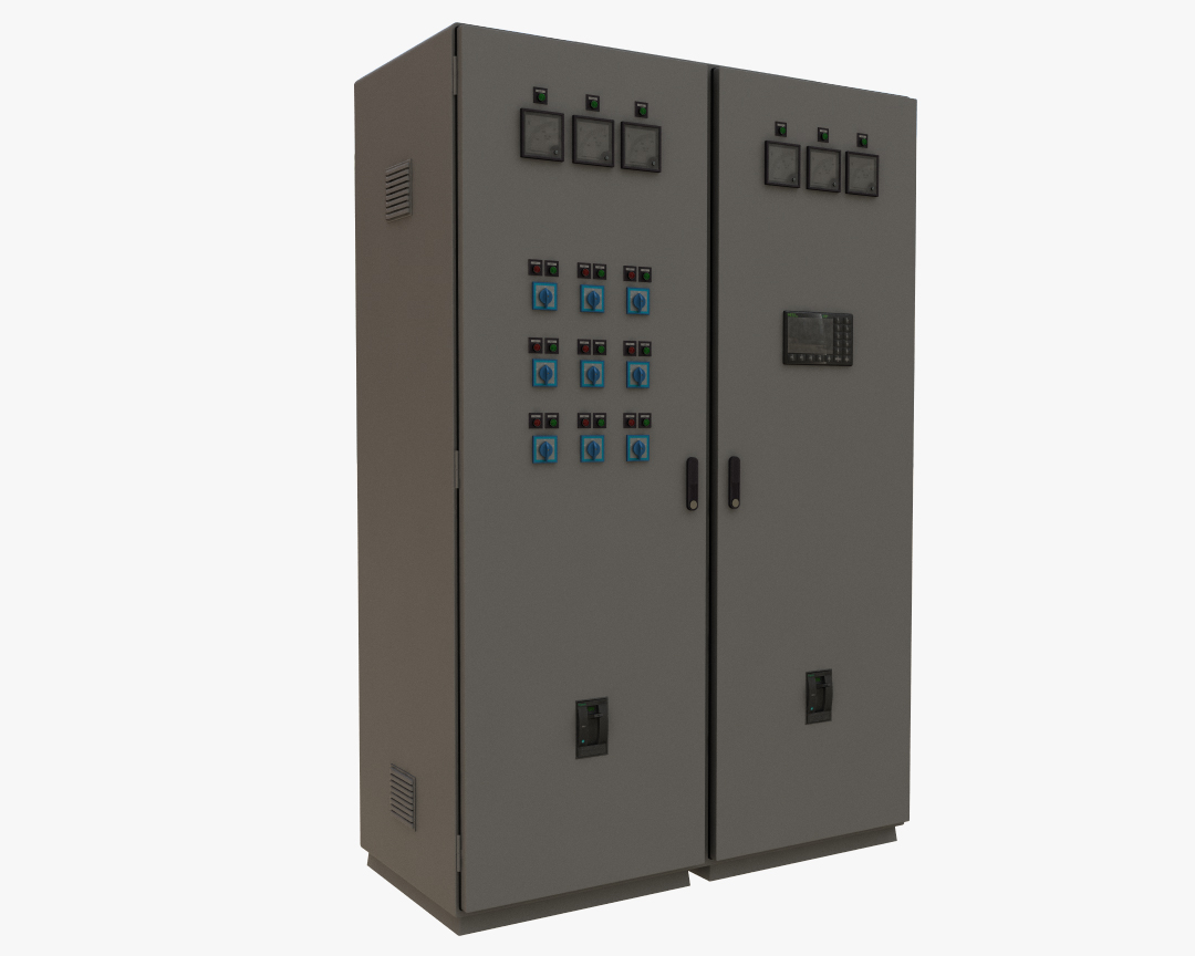 Electric Control Cabinet 3d Model Turbosquid 1395189