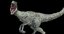 3D model v-ray rigged ceratosaurus