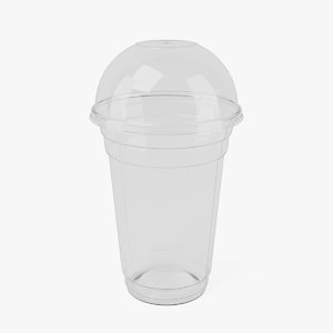 3D model plastic cup