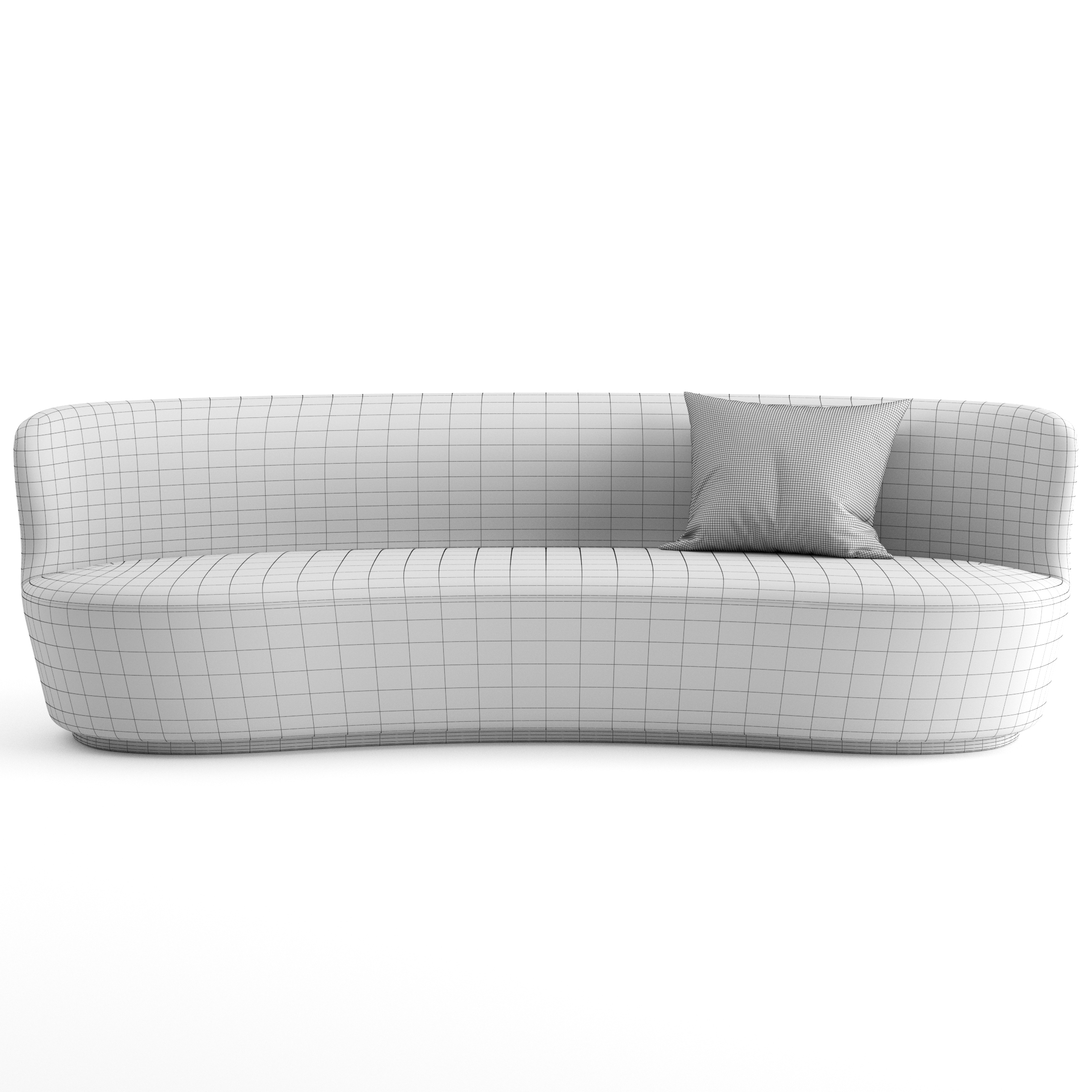 Stay sofa - oval model - TurboSquid 1395396