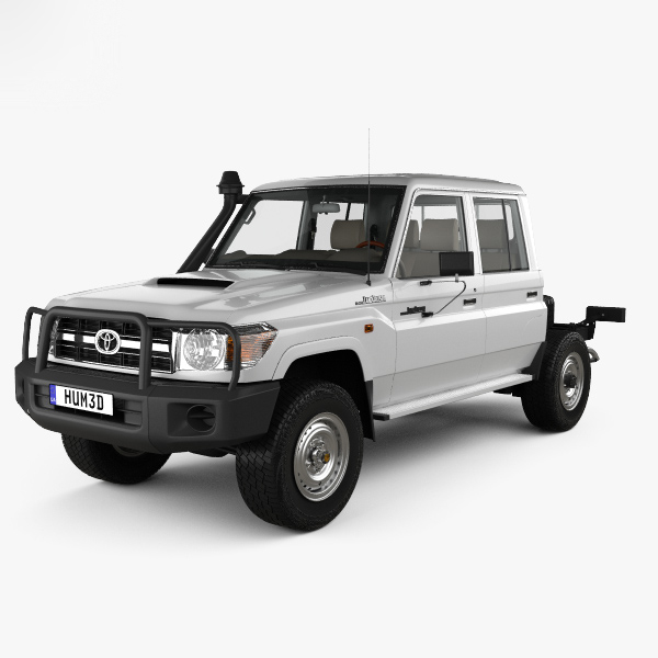 Toyota Land Cruiser Vdj79r Doppelkabinen Fahrgestell Mit Hq Interieur 2012