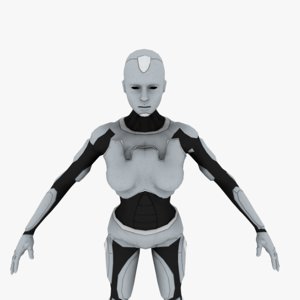 android female 3D model