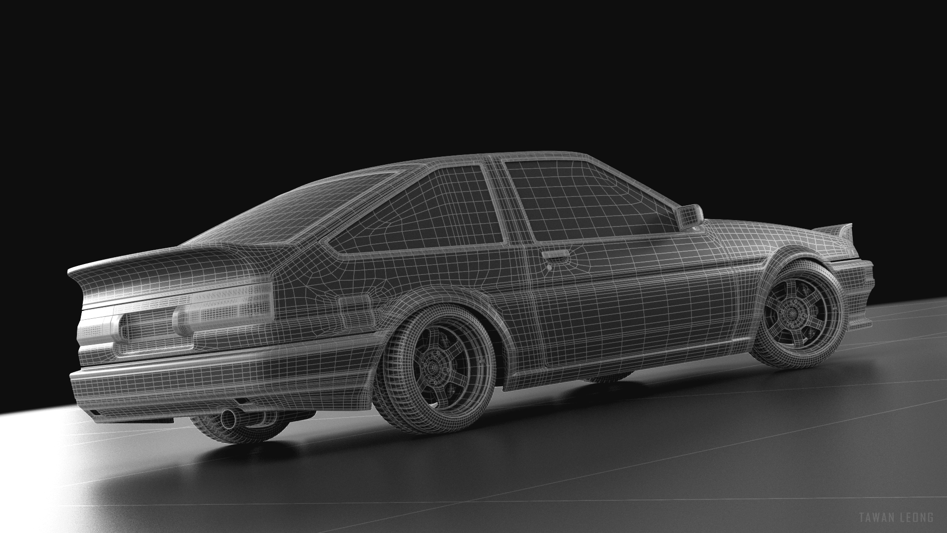 Toyota levin ae86 чертеж