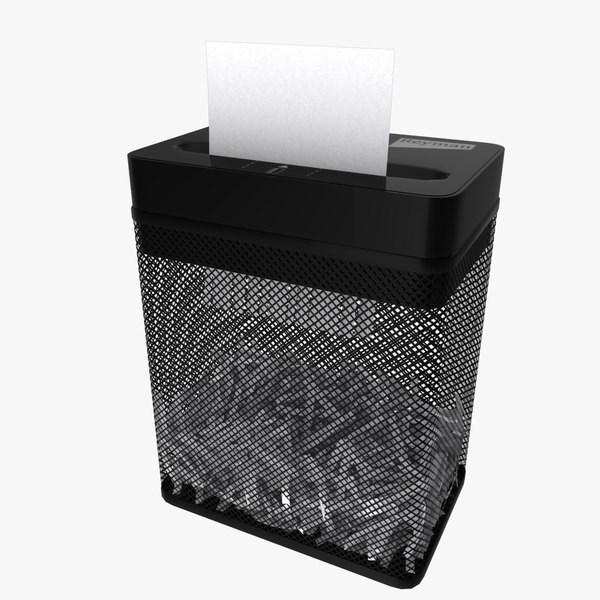 3d paper shredder