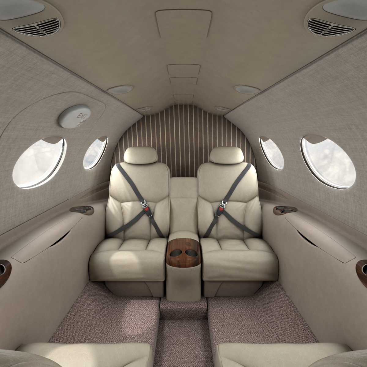 3D complete interior cessna mustang model - TurboSquid 1395908