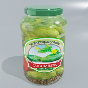 3D jar pickled model