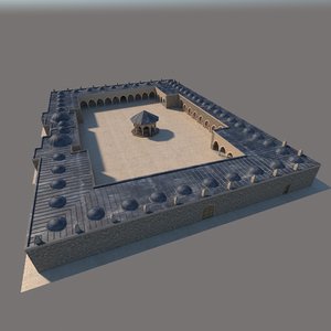 medieval inn 3D model