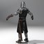 3D model medieval heraldic knight