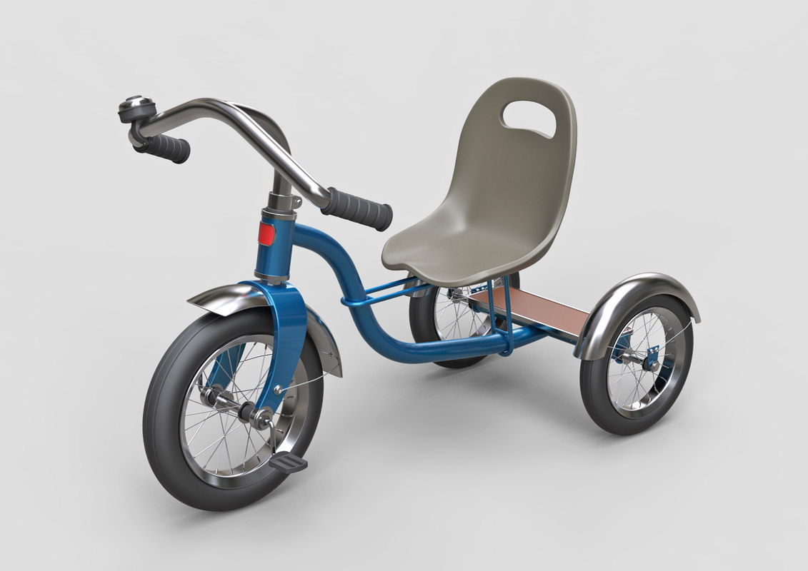 Children tricycle 3D model TurboSquid 1396317