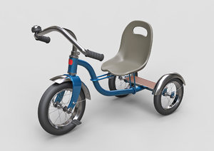 children tricycle 3D model