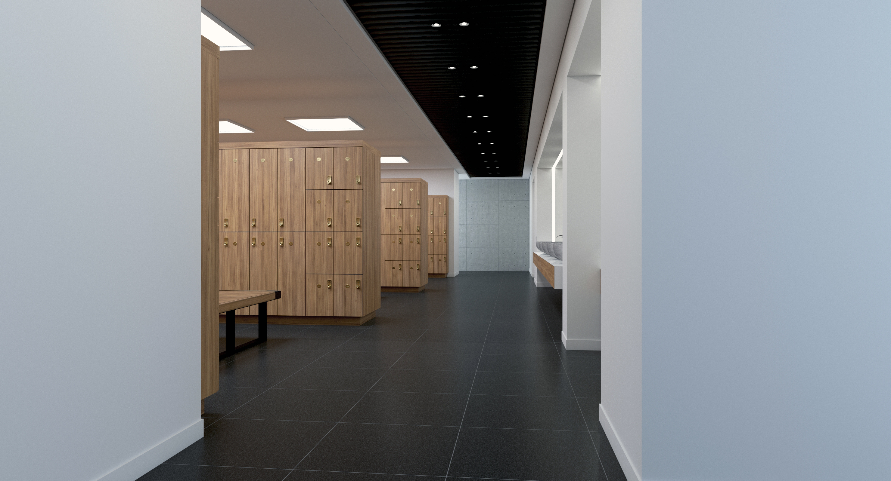 locker room 3d model