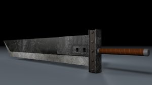 buster sword 3D model