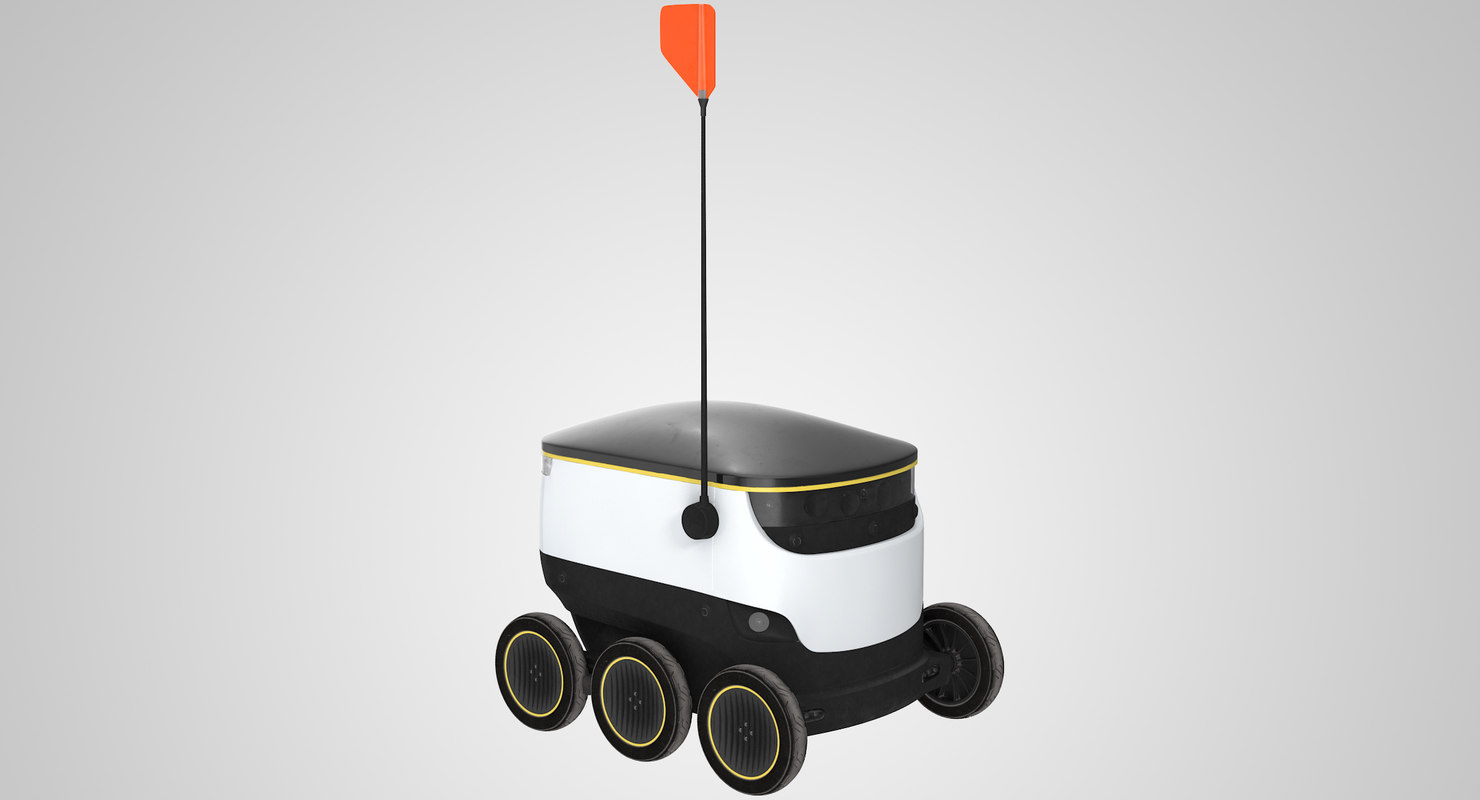 Delivery robot model - TurboSquid 1396406