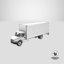 realistic freightliner m2 box 3D model