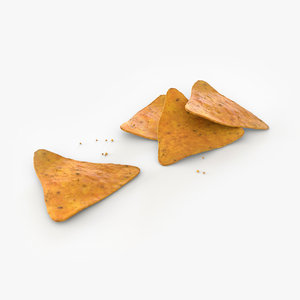corn chips 3D model