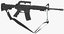 weapons m16 rifle 3D