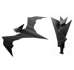 bats stl wrl 3D model