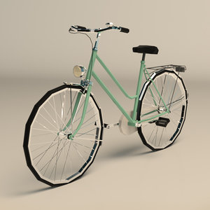 ladies bike 3D model
