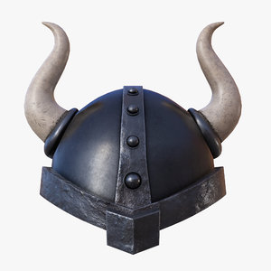 3D helmet war warrior model