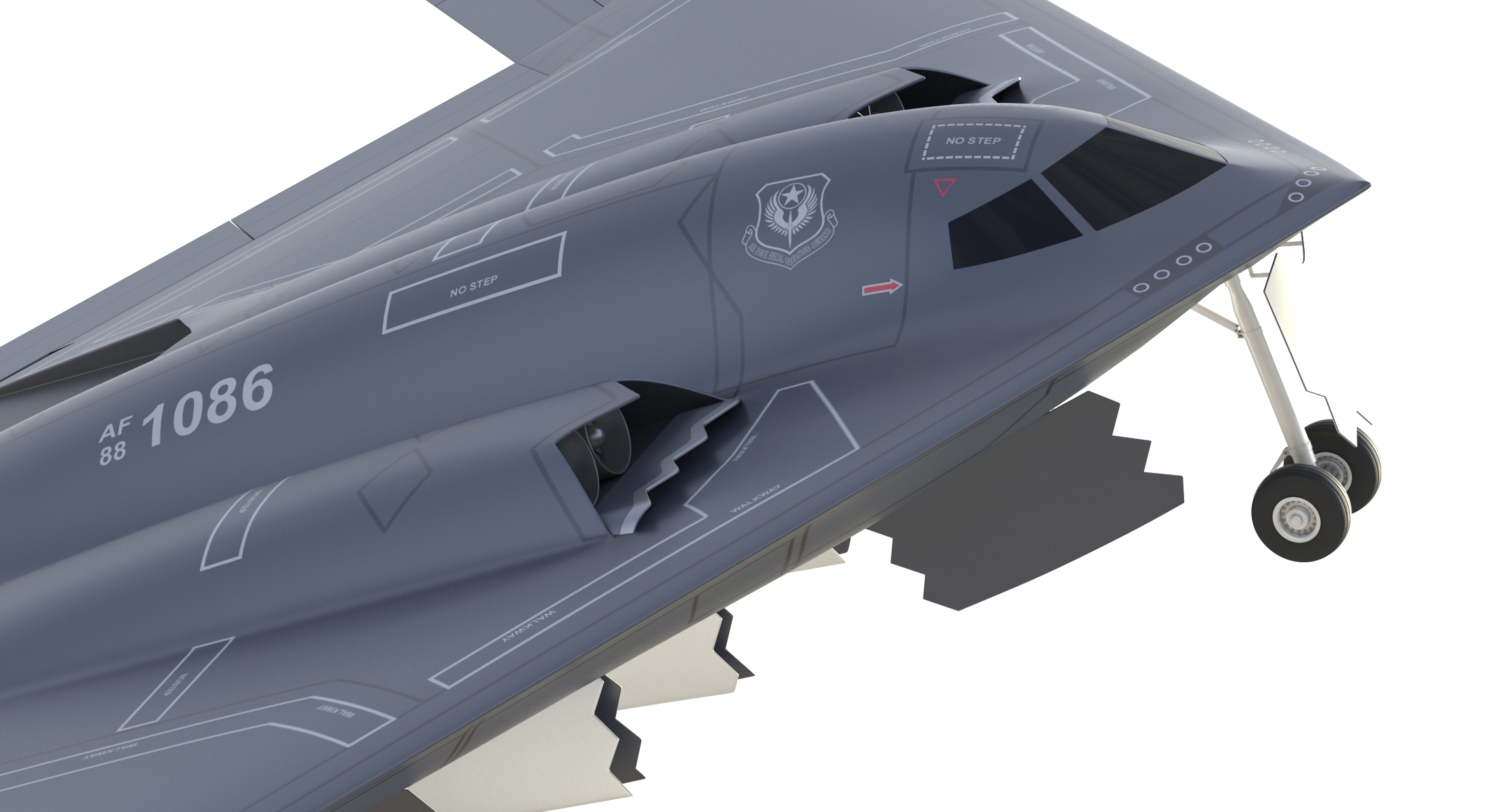 B-2 Spirit Northrop Model - TurboSquid 1396695