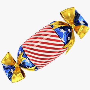 3D candy style gift model