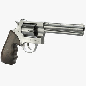 3D revolver gun