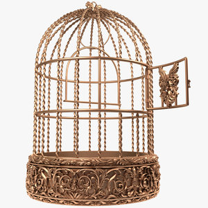 bird cage birdcage 3d max