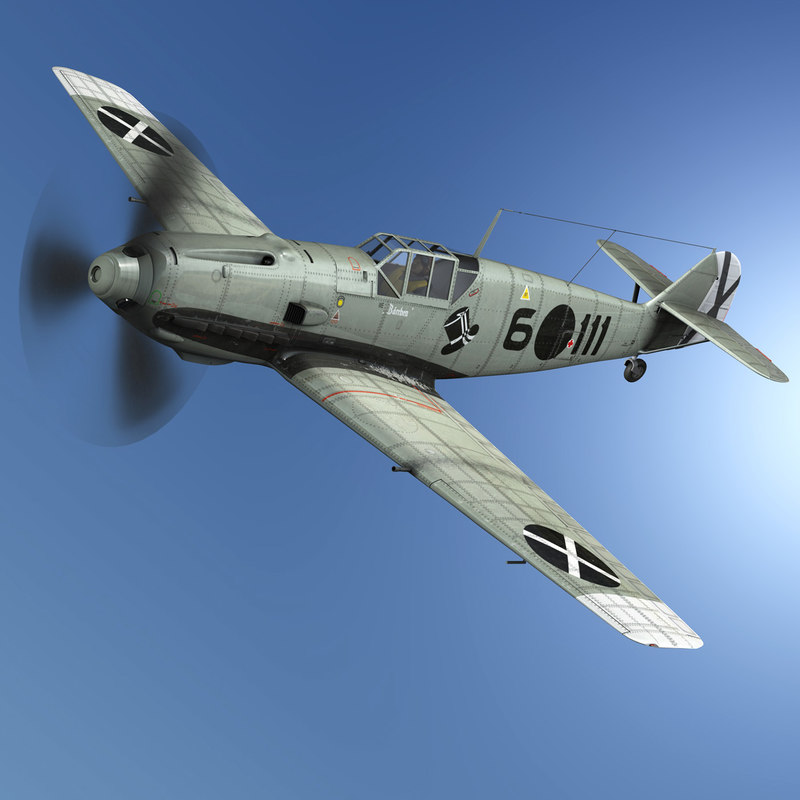 3d Messerschmitt Bf 109 E Model Turbosquid 1397095