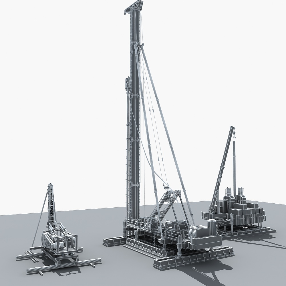 3D Construction Machinery 1 Model - TurboSquid 1397122