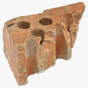 3D model brick piece 03