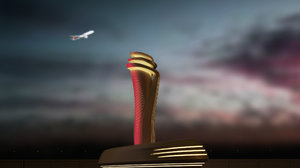 3D model istanbul tower airport