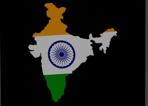 3D india flag