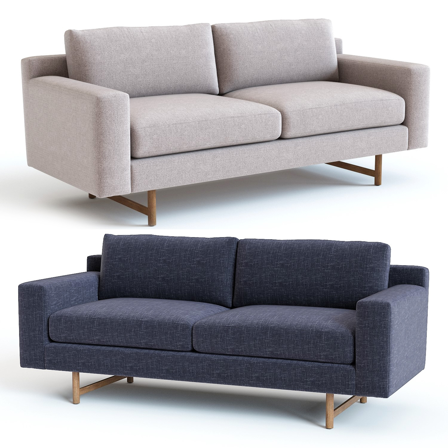 3d West Elm Eddy Sofa Turbosquid 1397328