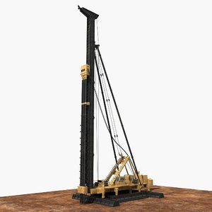 3D triaxial mixing pile driver