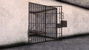 3D prison scene model