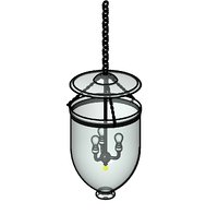 Hurricane lamp Revit Family