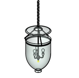 Hurricane lamp Revit Family