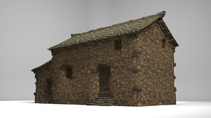 ancient building rural 3D
