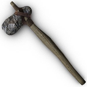 stone-age hammer 3D model
