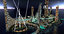 3D realistic cityscape night day model