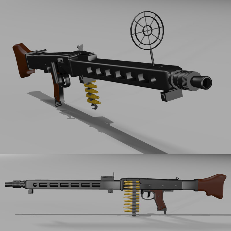 3D model mg 42 machine gun TurboSquid 1397878