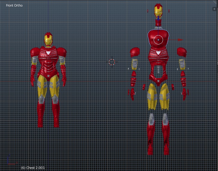 Iron man armor parts 3D model TurboSquid 1397988