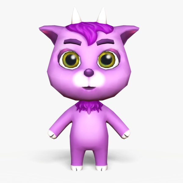 卡通山羊3d模型