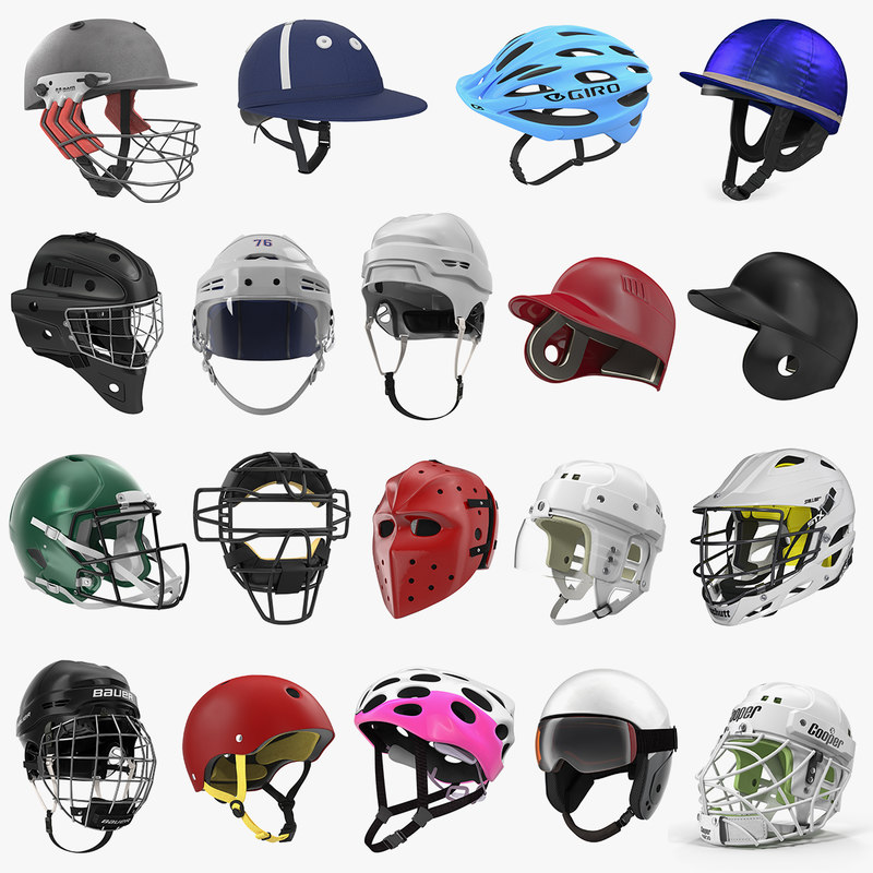 Sport helmets 4 model TurboSquid 1398120