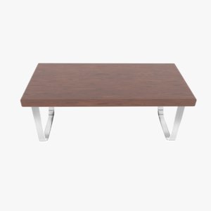 rounded steel legs coffee table model