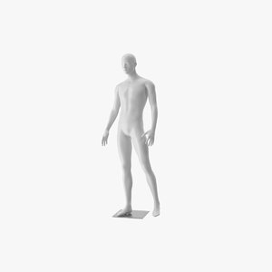 male mannequin man 3D